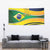 Brazil Football Custom Tapestry Selecao Canarinho Flag Motif