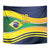 Brazil Football Custom Tapestry Selecao Canarinho Flag Motif