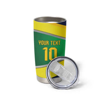 Brazil Football Custom Tumbler Cup Selecao Canarinho Flag Motif