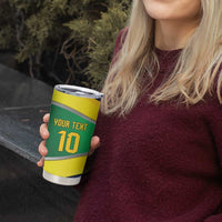 Brazil Football Custom Tumbler Cup Selecao Canarinho Flag Motif