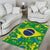 Brazil Ordem e Progresso Area Rug Native Brasil Mixed Together