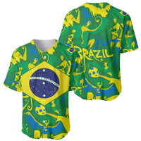 Brazil Ordem e Progresso Baseball Jersey Native Brasil Mixed Together
