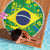 Brazil Ordem e Progresso Beach Blanket Native Brasil Mixed Together