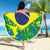 Brazil Ordem e Progresso Beach Blanket Native Brasil Mixed Together