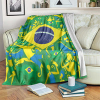 Brazil Ordem e Progresso Blanket Native Brasil Mixed Together