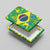 Brazil Ordem e Progresso Canvas Wall Art Native Brasil Mixed Together