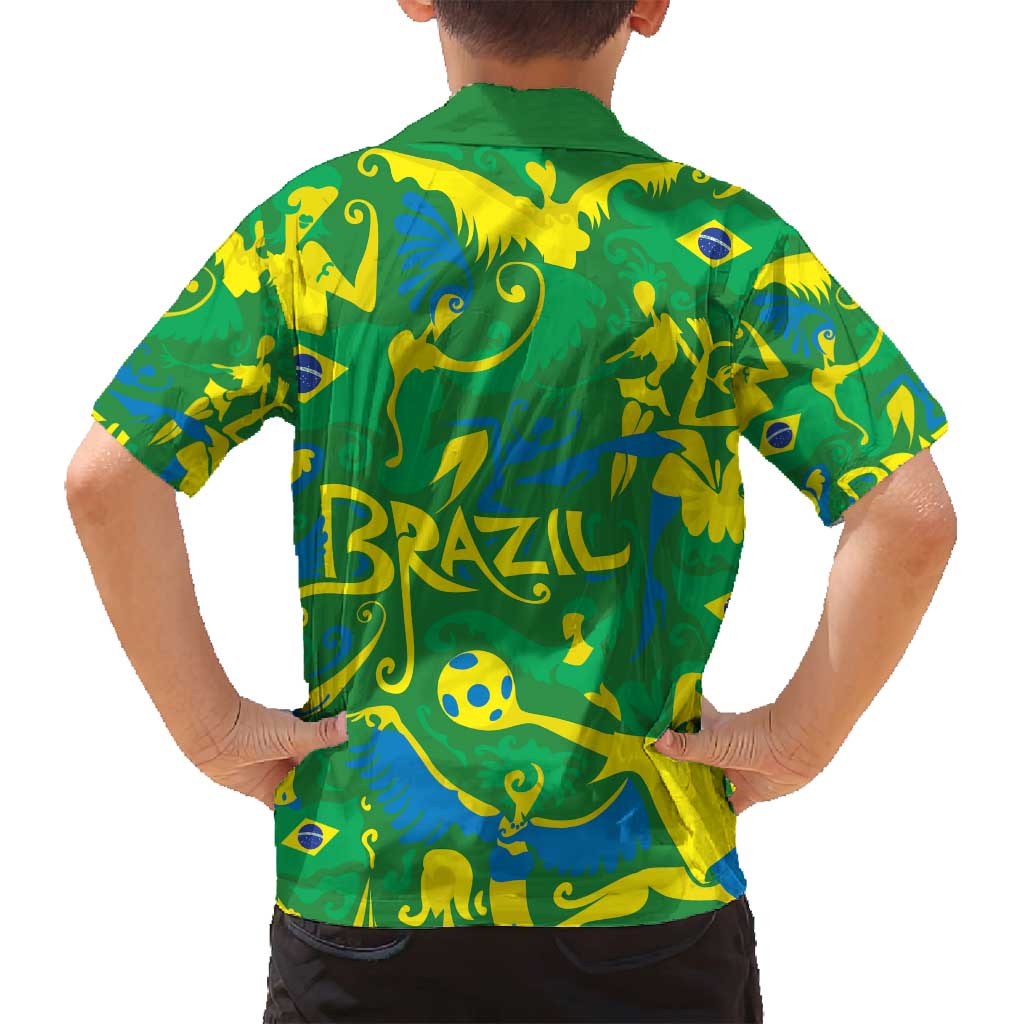Brazil Ordem e Progresso Family Matching Long Sleeve Bodycon Dress and Hawaiian Shirt Native Brasil Mixed Together