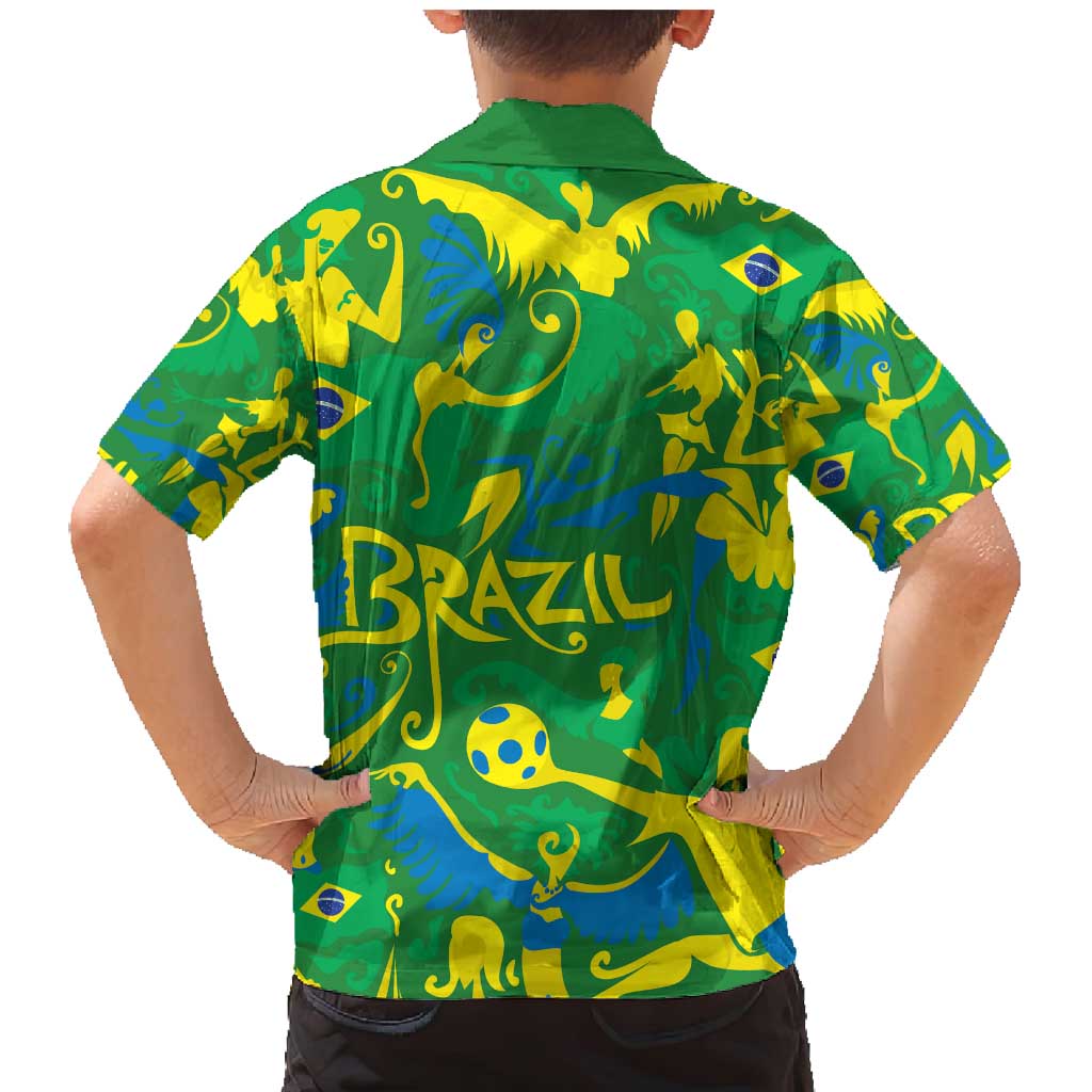 Brazil Ordem e Progresso Family Matching Mermaid Dress and Hawaiian Shirt Native Brasil Mixed Together