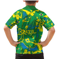 Brazil Ordem e Progresso Family Matching Mermaid Dress and Hawaiian Shirt Native Brasil Mixed Together