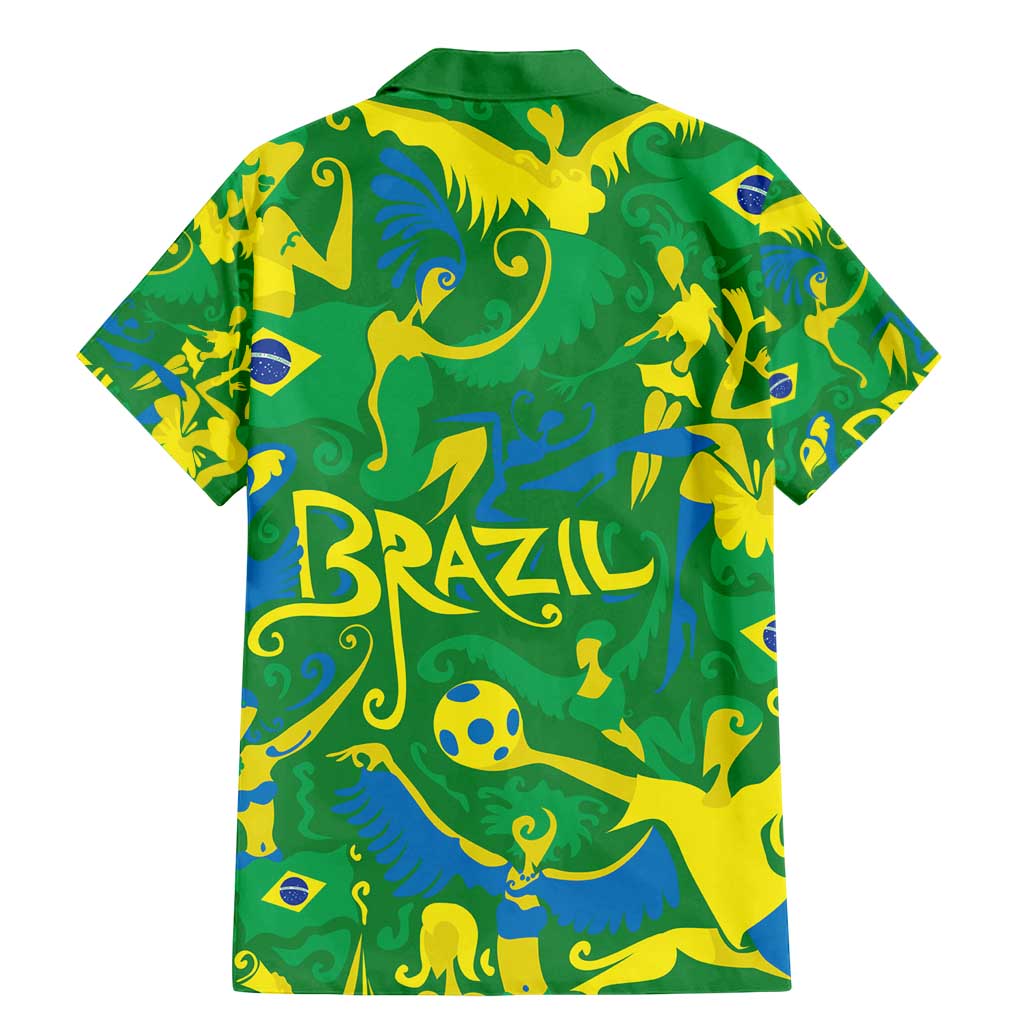 Brazil Ordem e Progresso Family Matching Mermaid Dress and Hawaiian Shirt Native Brasil Mixed Together