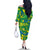 Brazil Ordem e Progresso Family Matching Off The Shoulder Long Sleeve Dress and Hawaiian Shirt Native Brasil Mixed Together