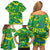 Brazil Ordem e Progresso Family Matching Off Shoulder Short Dress and Hawaiian Shirt Native Brasil Mixed Together