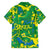 Brazil Ordem e Progresso Family Matching Off Shoulder Short Dress and Hawaiian Shirt Native Brasil Mixed Together
