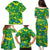 Brazil Ordem e Progresso Family Matching Puletasi and Hawaiian Shirt Native Brasil Mixed Together