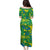 Brazil Ordem e Progresso Family Matching Puletasi and Hawaiian Shirt Native Brasil Mixed Together