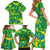 Brazil Ordem e Progresso Family Matching Short Sleeve Bodycon Dress and Hawaiian Shirt Native Brasil Mixed Together