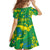 Brazil Ordem e Progresso Family Matching Summer Maxi Dress and Hawaiian Shirt Native Brasil Mixed Together