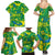 Brazil Ordem e Progresso Family Matching Summer Maxi Dress and Hawaiian Shirt Native Brasil Mixed Together