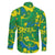 Brazil Ordem e Progresso Family Matching Summer Maxi Dress and Hawaiian Shirt Native Brasil Mixed Together