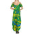 Brazil Ordem e Progresso Family Matching Summer Maxi Dress and Hawaiian Shirt Native Brasil Mixed Together