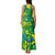 Brazil Ordem e Progresso Family Matching Tank Maxi Dress and Hawaiian Shirt Native Brasil Mixed Together
