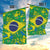 Brazil Ordem e Progresso Garden Flag Native Brasil Mixed Together