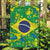 Brazil Ordem e Progresso Garden Flag Native Brasil Mixed Together