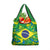 Brazil Ordem e Progresso Grocery Bag Native Brasil Mixed Together