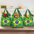 Brazil Ordem e Progresso Grocery Bag Native Brasil Mixed Together