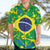 Brazil Ordem e Progresso Hawaiian Shirt Native Brasil Mixed Together