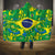 Brazil Ordem e Progresso Hooded Blanket Native Brasil Mixed Together