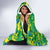 Brazil Ordem e Progresso Hooded Blanket Native Brasil Mixed Together