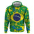 Brazil Ordem e Progresso Hoodie Native Brasil Mixed Together