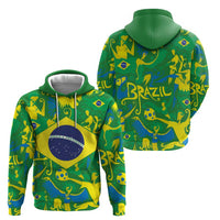 Brazil Ordem e Progresso Hoodie Native Brasil Mixed Together