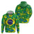 Brazil Ordem e Progresso Hoodie Native Brasil Mixed Together