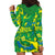 Brazil Ordem e Progresso Hoodie Dress Native Brasil Mixed Together