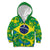 Brazil Ordem e Progresso Kid Hoodie Native Brasil Mixed Together
