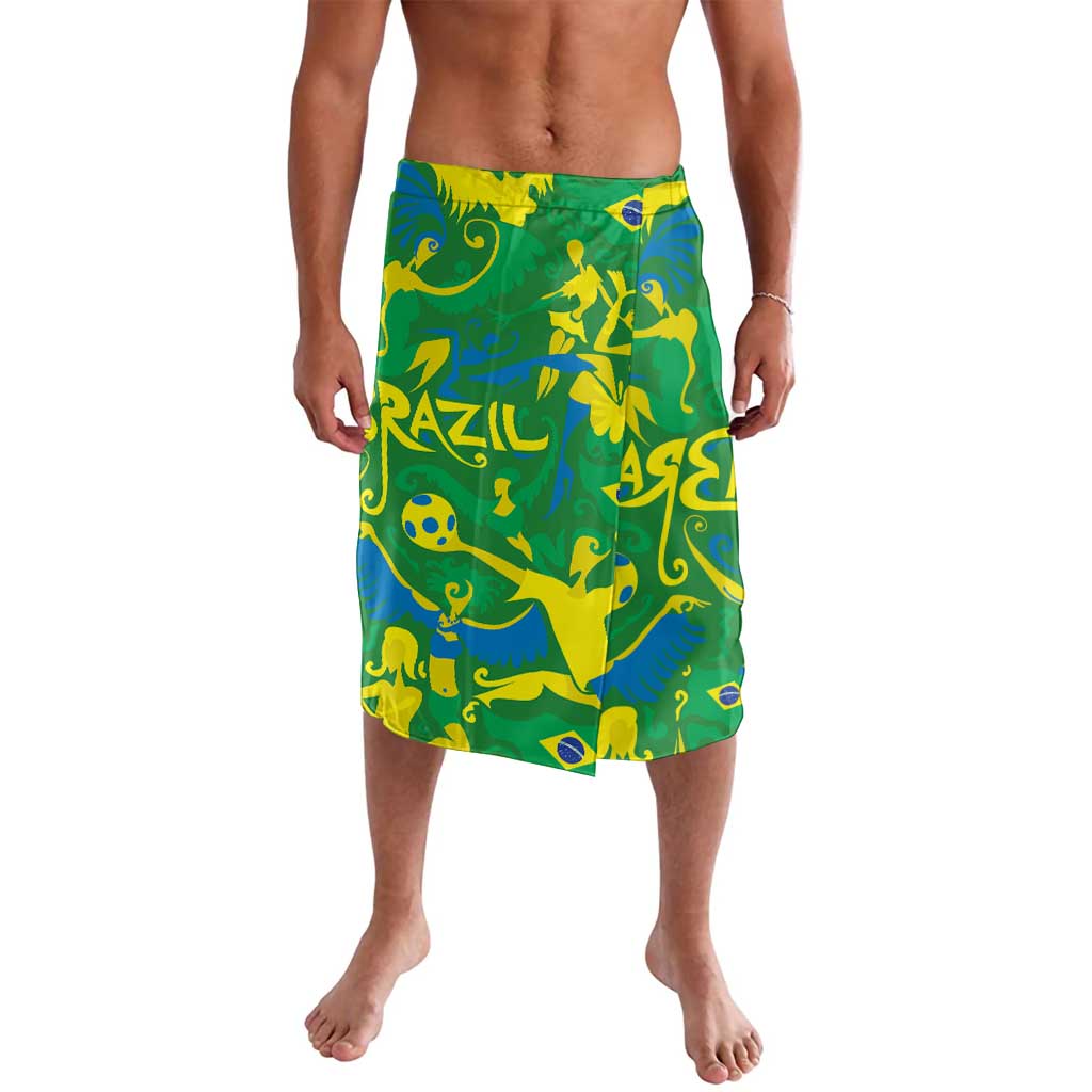Brazil Ordem e Progresso Lavalava Native Brasil Mixed Together