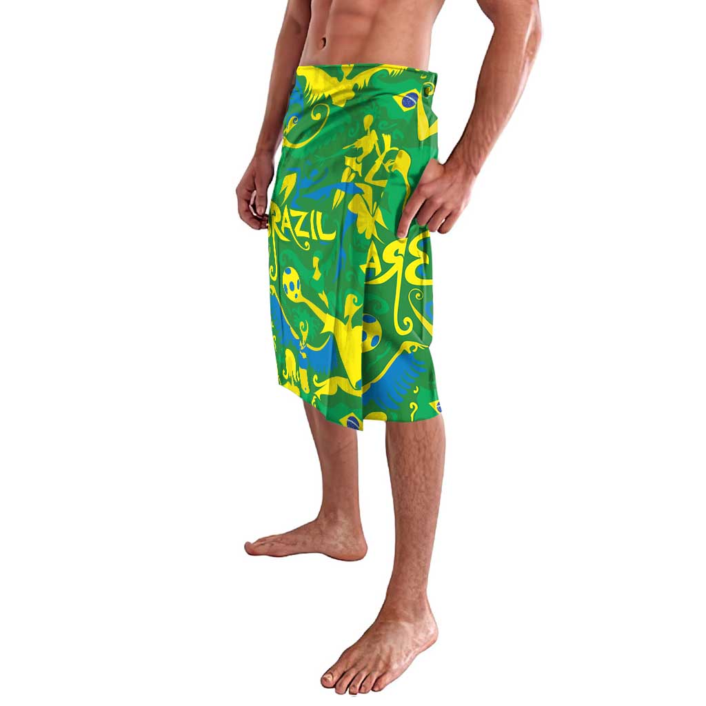 Brazil Ordem e Progresso Lavalava Native Brasil Mixed Together
