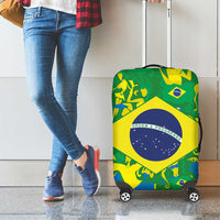 Brazil Ordem e Progresso Luggage Cover Native Brasil Mixed Together