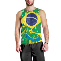 Brazil Ordem e Progresso Men Tank Top Native Brasil Mixed Together