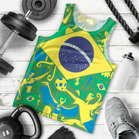Brazil Ordem e Progresso Men Tank Top Native Brasil Mixed Together