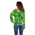 Brazil Ordem e Progresso Off Shoulder Sweater Native Brasil Mixed Together