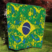 Brazil Ordem e Progresso Quilt Native Brasil Mixed Together