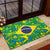 Brazil Ordem e Progresso Rubber Doormat Native Brasil Mixed Together
