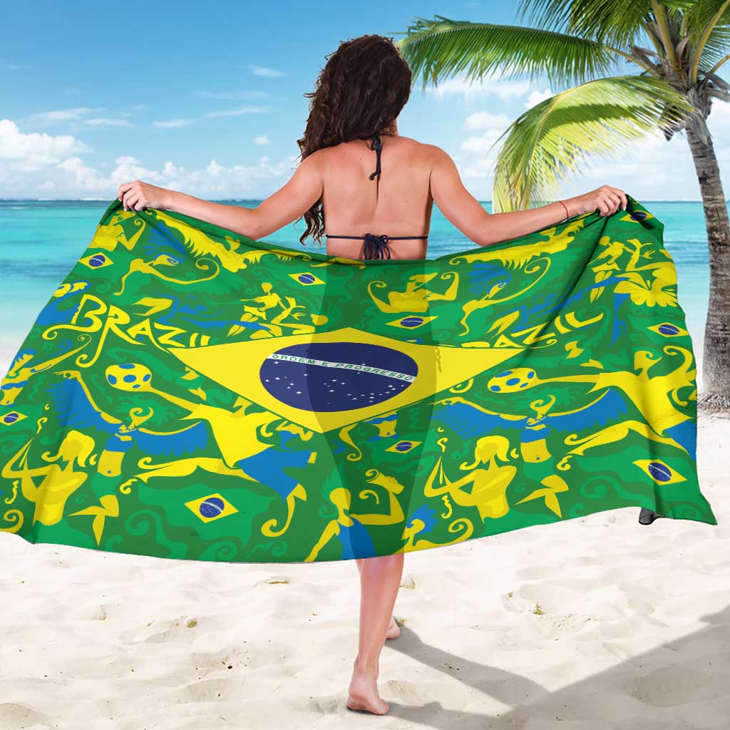 Brazil Ordem e Progresso Sarong Native Brasil Mixed Together
