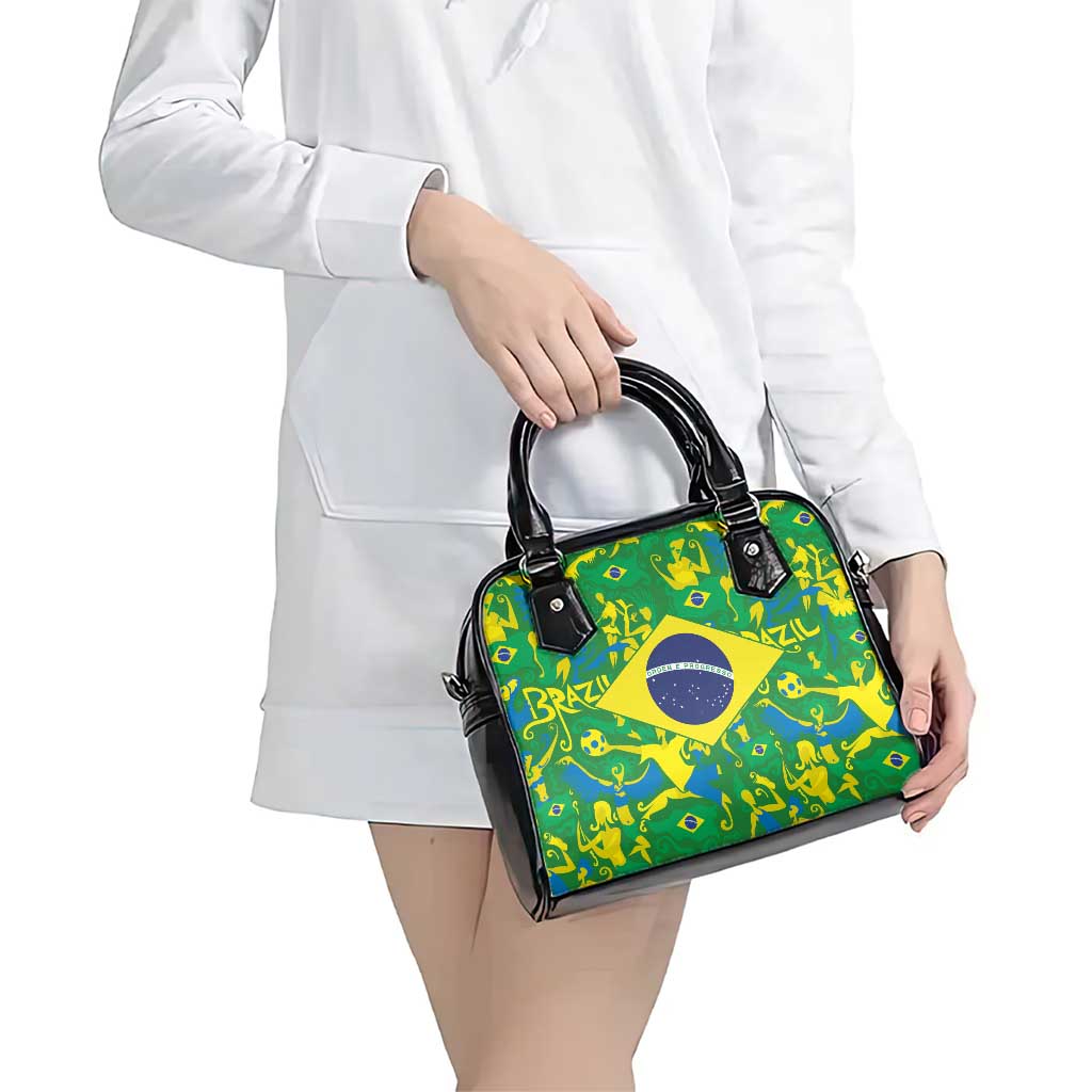Brazil Ordem e Progresso Shoulder Handbag Native Brasil Mixed Together