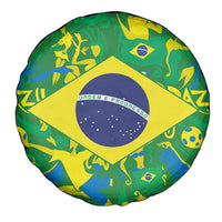 Brazil Ordem e Progresso Spare Tire Cover Native Brasil Mixed Together