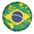 Brazil Ordem e Progresso Spare Tire Cover Native Brasil Mixed Together