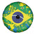 Brazil Ordem e Progresso Spare Tire Cover Native Brasil Mixed Together